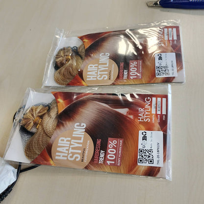 301601 - ELAILITE Zgjatje flokësh me keratin natyral 1g #18+613, bjonde rëre, 100 fije, zgjatje flokësh me majë U Hot Fusion, 50cm, 100g