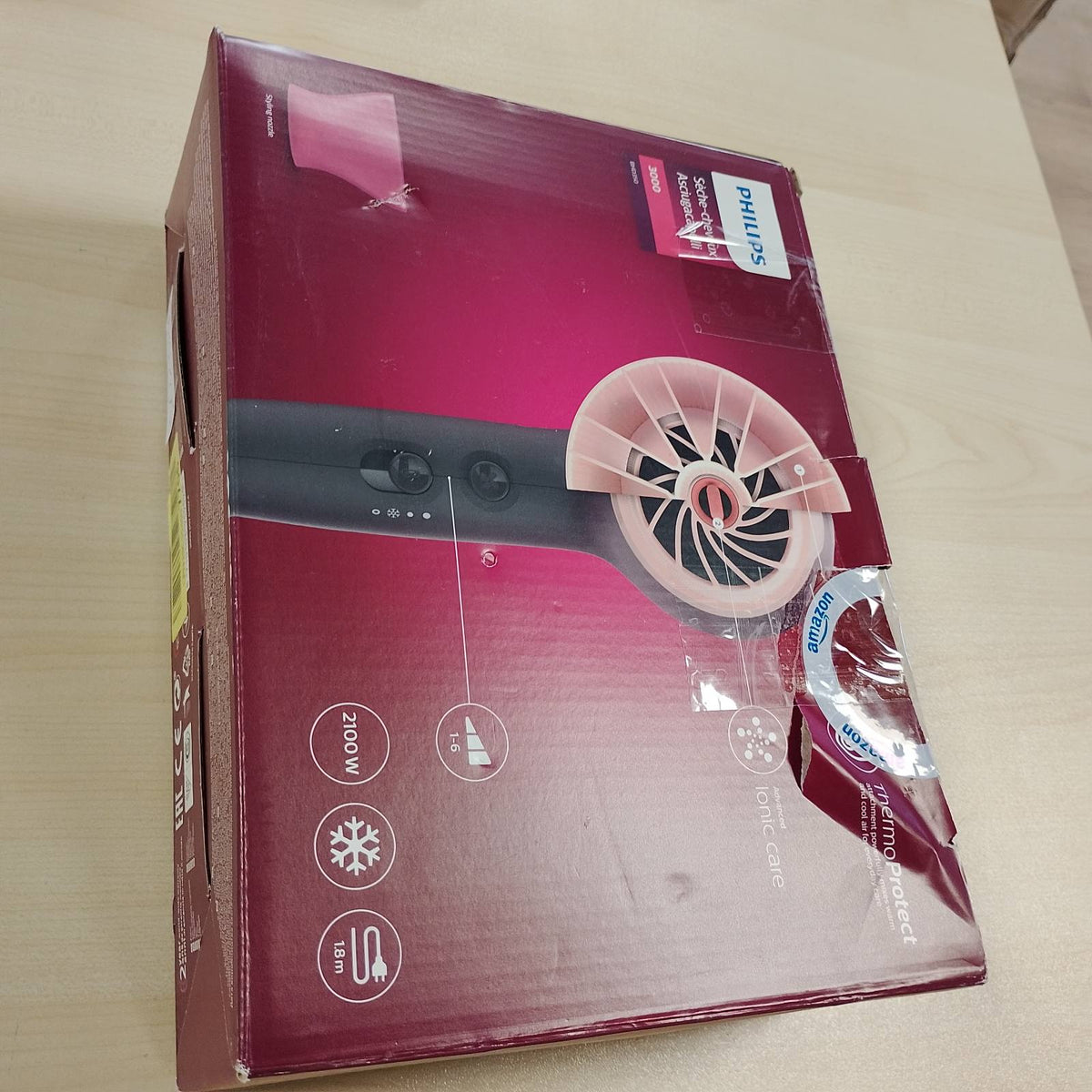 302086 - PHILIPS Tharëse flokësh BHD350/10 Essential - 2100 W