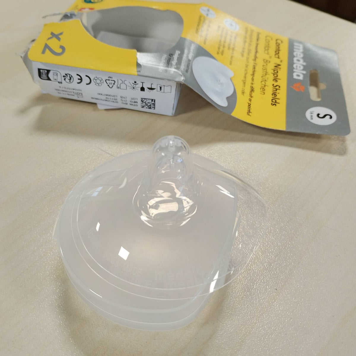 302473 - MEDELA Contact Breasts Gr. S 16 mm, Pako me 2 copë