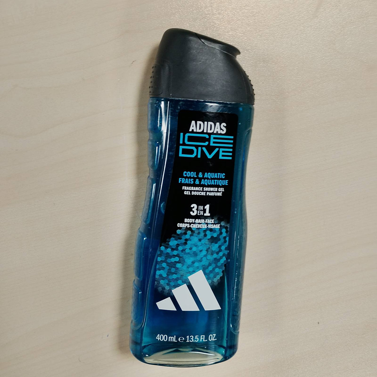 302605 - ADIDAS Xhel dushi 3në1 Ice Dive për të, 400 ml, aromë ujore të freskët