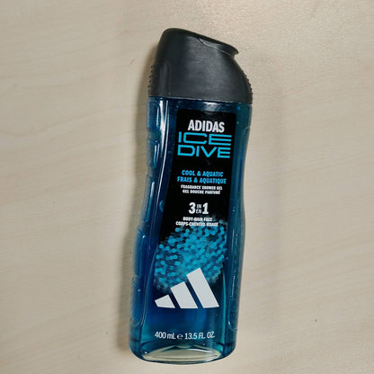 302605 - ADIDAS Xhel dushi 3në1 Ice Dive për të, 400 ml, aromë ujore të freskët