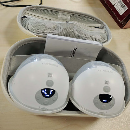 302703 - MOMCOZY M5-SMART - Pompë elektrike gjiri pa duar me aplikacion, gri, 2 copë