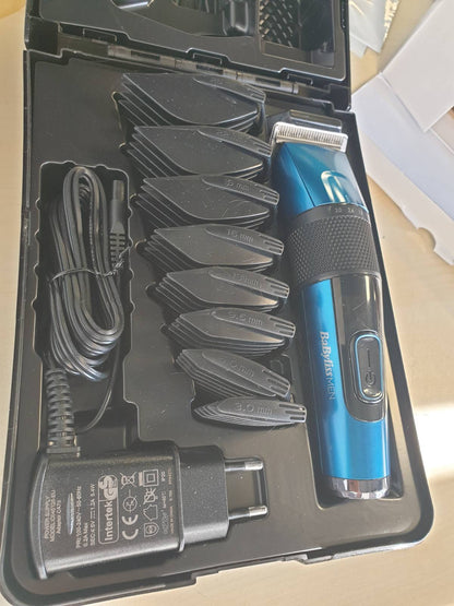 302720 - BABYLISS Makinë prerëse flokësh me teh çeliku japonez, Bateri litiumi, 160 minuta funksionimi, E990E