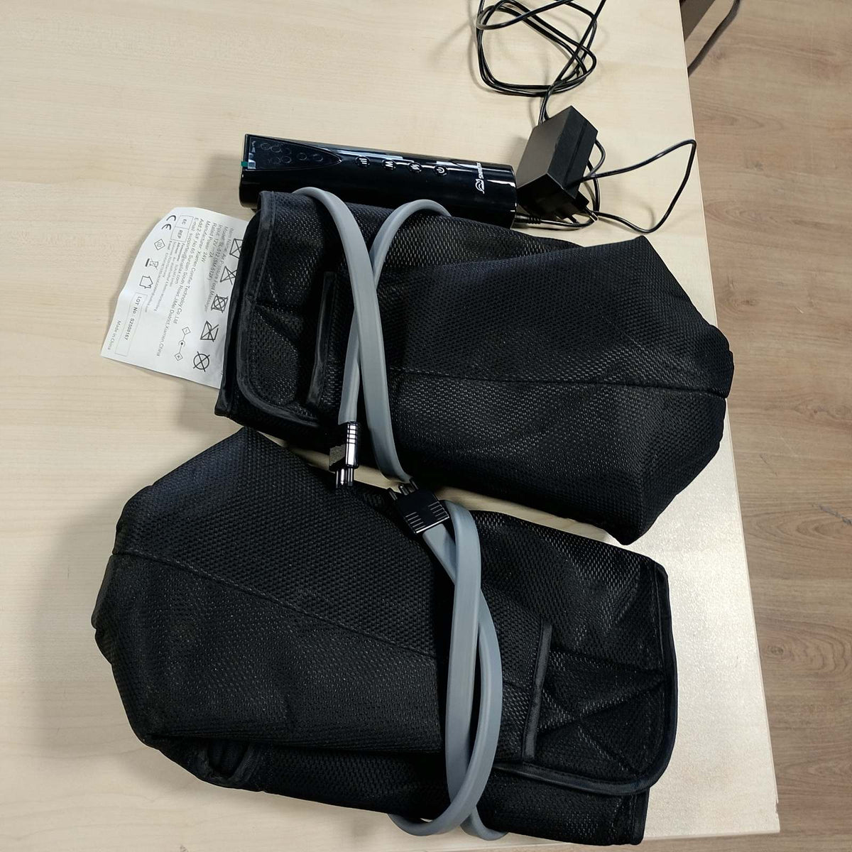 302763 - SNAILAX Masazhues Këmbësh me Funksion Ngrohjeje dhe Kompresimi, 3 Mënyra, 3 Nivele Intensiteti, me Kontroll Dore