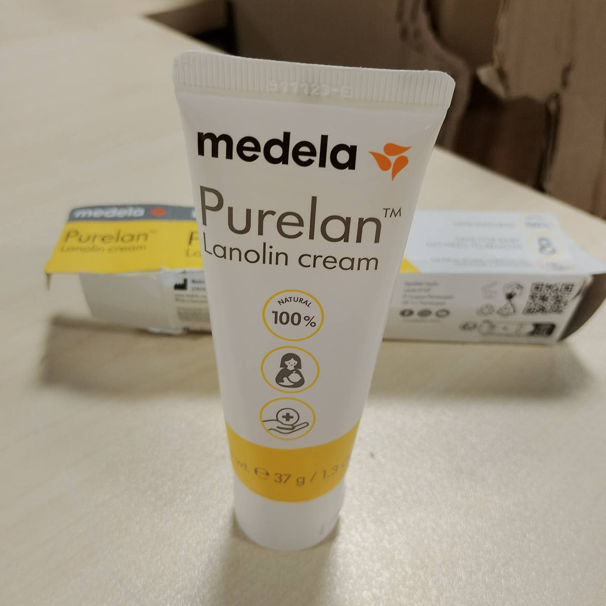 303777 - MEDELA Krem për thithat Purelan 37g, 100% natyral, hipoalergjik, i testuar dermatologjikisht, pa aromë