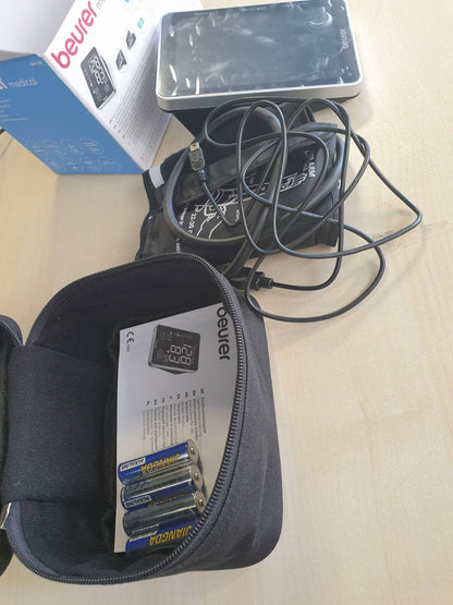 305792 - BEURER Monitor tensioni i gjakut BM 58, USB, dy memorie përdoruesi, 60 lexime, zbulim aritmie, për perimetër 22-30 cm