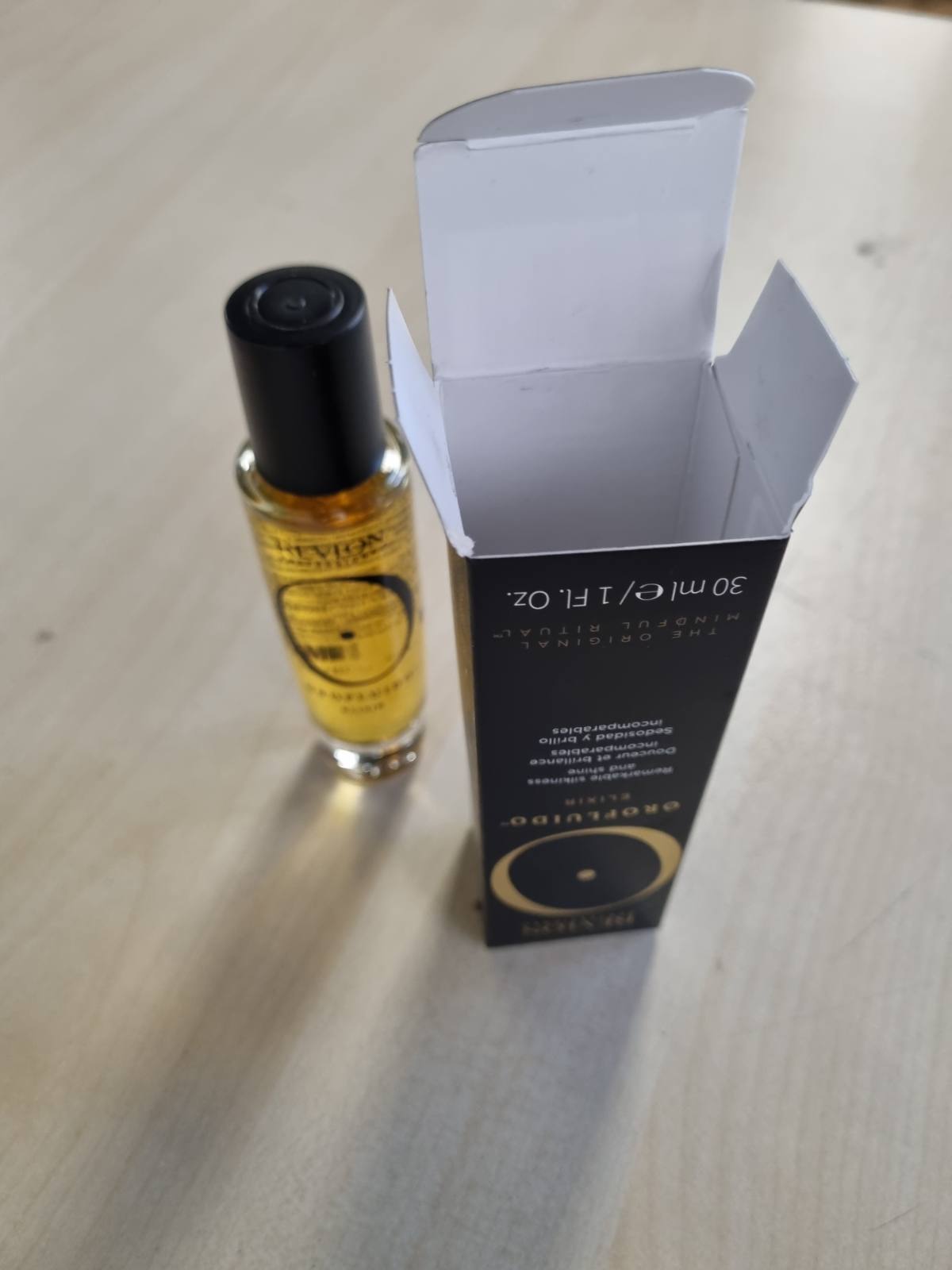 306836 - REVOLON PROFESSIONAL - Orofluido Argan Oil Elixir - 30ml - Kujdes Flokësh pa Shpëlarje - Vaj Argani - Vegan - Anti-Kaçurrela