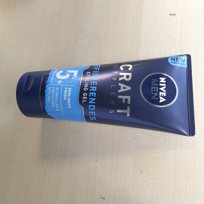 307005 - NIVEA MEN Xhel flokësh, 150 ml, përfundim gjysmë-mat, stilim i lehtë me fiksim të fortë, me Vitaminë E