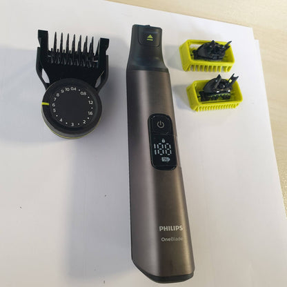 307206 - PHILIPS OneBlade Pro 360 QP6552/30 - Makinë prerëse elektrike për mjekër dhe trup, 1 teh 360, 1 krehër me 20 gjatësi prerjeje, 1 set trupi