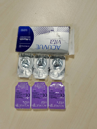 307452 - ACUVUE Lente kontakti mujore Vita, 2.25 dioptri, BC 8.4, me mbrojtje UV, përmbajtje lagështie e lartë, 6 lente