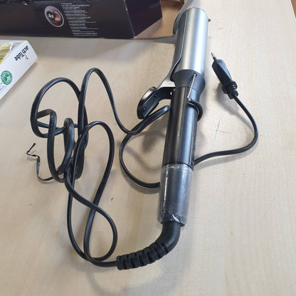 307498 - REMINGTON Hekur kaçurrelash Pro Big Curl [38 mm], mbrojtje 4-fish, veshje antistatike qeramike-turmalinë, ekran dixhital deri në 210°C, me kapëse, valë natyrale, e zezë, CI5538