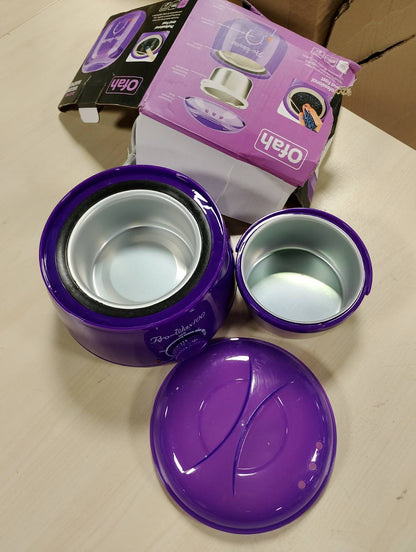 307842 - Kit profesional depilimi me dyllë, enë ngrohëse dylli, makinë depilimi me 4 qese dylli dhe 30 shkopinj aplikues