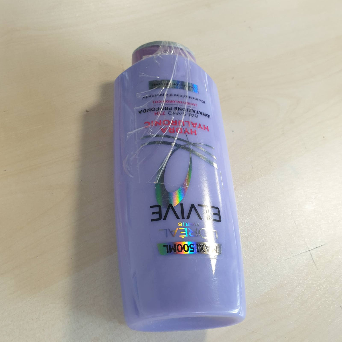 308306 - L'ORÉAL ELVIVE Balsam hidratues për flokë të thatë dhe të zbehtë, 500 ml, i pasuruar me acid hialuronik, deri në 72 orë hidratim