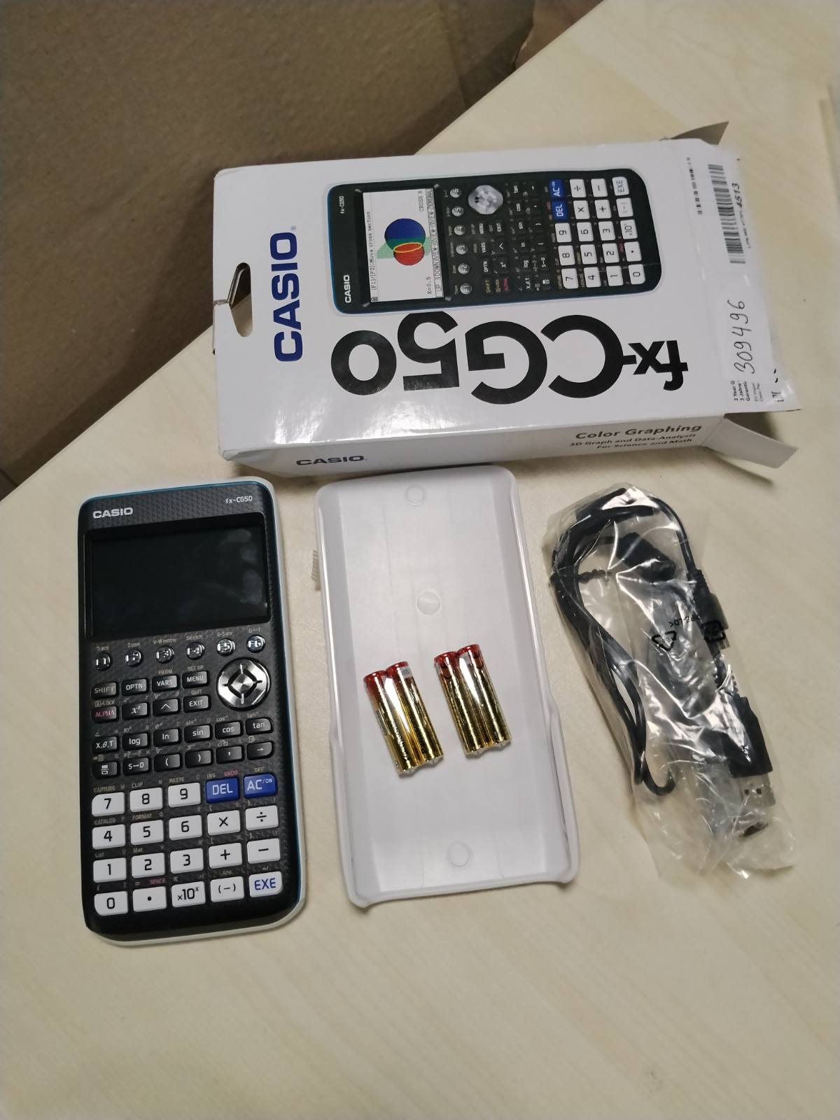 309496 - CASIO FX-CG50 - Kalkulator Grafik, Ekran me Ngjyra me Rezolucion të Lartë (Versioni BE)