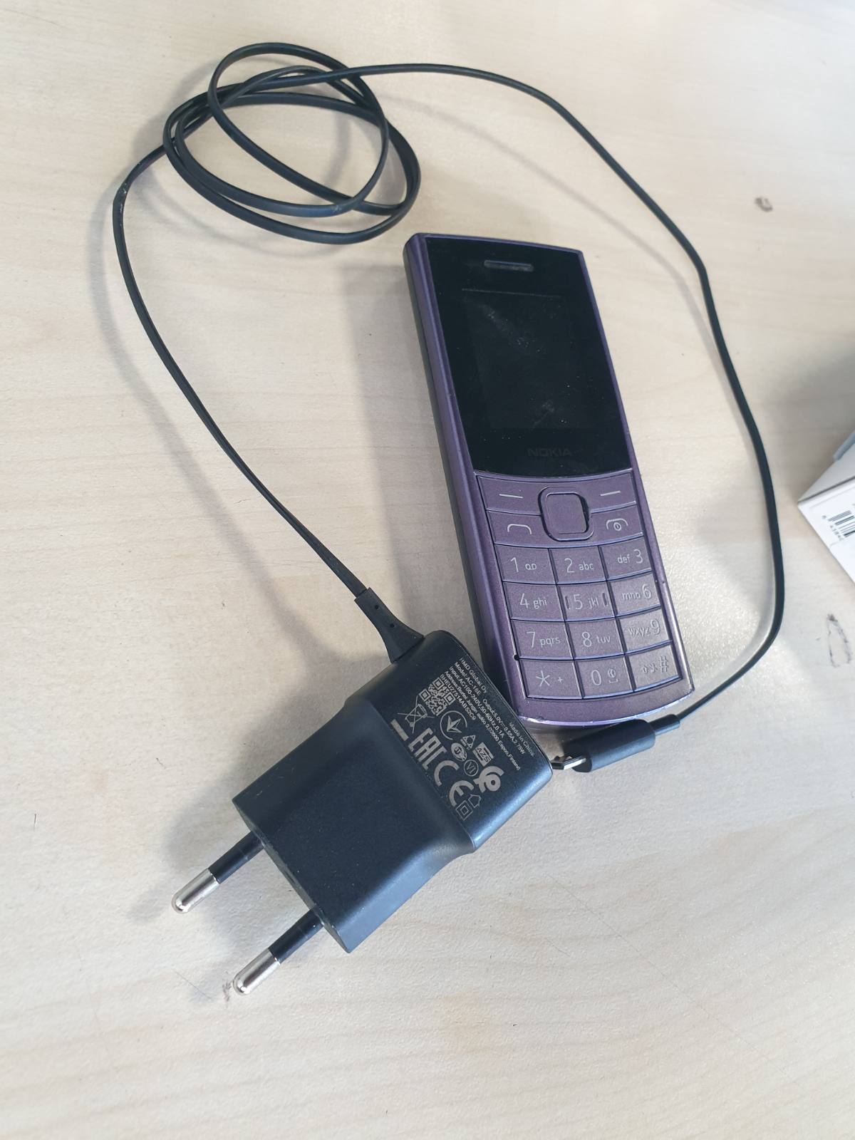 309722 - NOKIA 110 4G 2023, Telefon celular me dy karta SIM, ekran me ngjyra 1.8 inç, kamera, vjollcë [Itali]