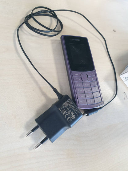 309722 - NOKIA 110 4G 2023, Telefon celular me dy karta SIM, ekran me ngjyra 1.8 inç, kamera, vjollcë [Itali]