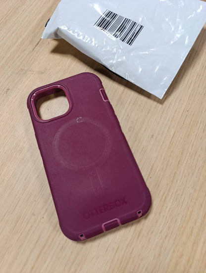 309940 - OTTERBOX Mbështjellëse Defender Series MagSafe për iPhone 17/16/15/14/13, Rozë, Rezistente ndaj goditjeve