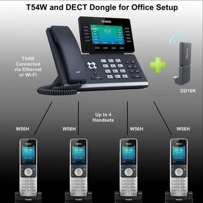 310099 - YEALINK Dongle DD10K DECT për telefonin IP T41s/T42s