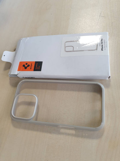 310299 - SPIGEN Mbështjellëse për iPhone 16 Pro, Ultra Hibride, 6.3 Inç - Titanium Natyral