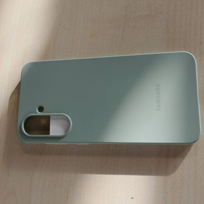 310323 - SAMSUNG Mbrojtëse prej silikoni EF-PA566 për Galaxy A56 5G, Mbrojtëse telefoni, Silikon, Rezistent ndaj goditjeve, Jeshile e errët