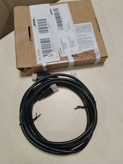 310371 - AMAZONBASICS Kabllo DisplayPort në HDMI, 3.04 m (10 ft), lidhës të veshur me ar