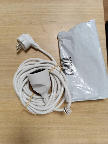 310381 - PREMIUMCORD Kabllo Zgjatues 250V 5m me Mbrojtje për Fëmijë, Për Schuko, Femër në Mashkull Tipi F, E Bardhë
