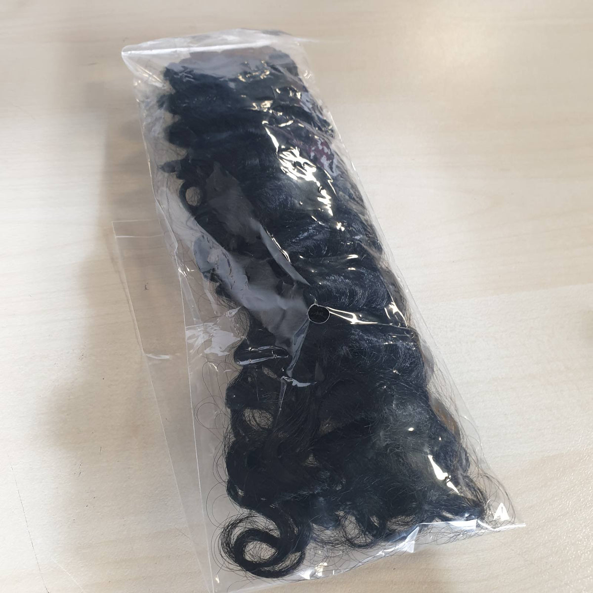 311165 - MIRACLE KNOTS Gërsheta të thurura me grep me flokë të njeriut, kaçurrela të thella, të valëzuara dhe me pupla, ngjyrë natyrale 1B#, 14" 50g
