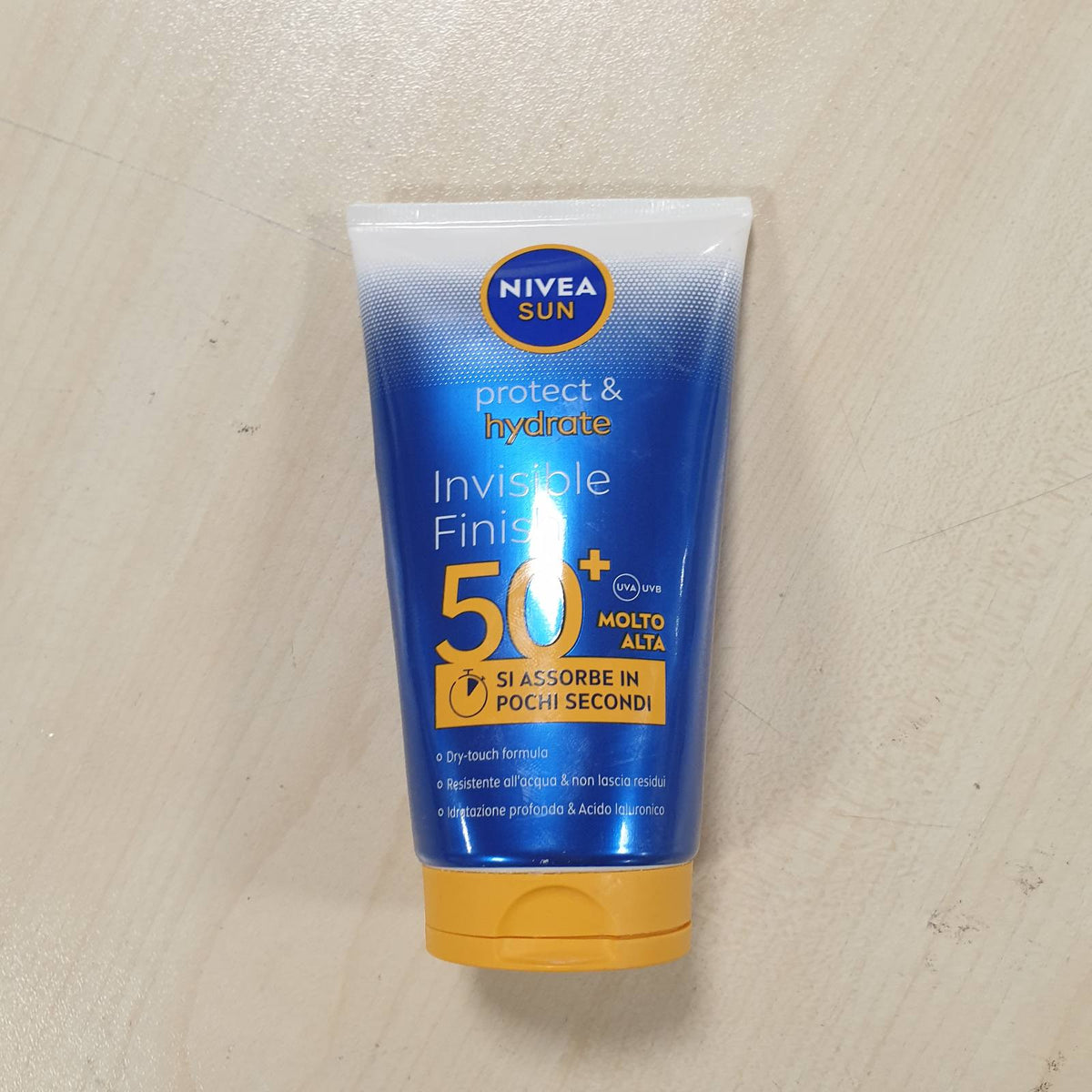 311948 - NIVEA SUN Krem Dielli Protect & Hydrate Invisible Finish SPF 50+ 150 ml, Mbrojtje nga dielli rezistente ndaj ujit 50+ me acid hialuronik