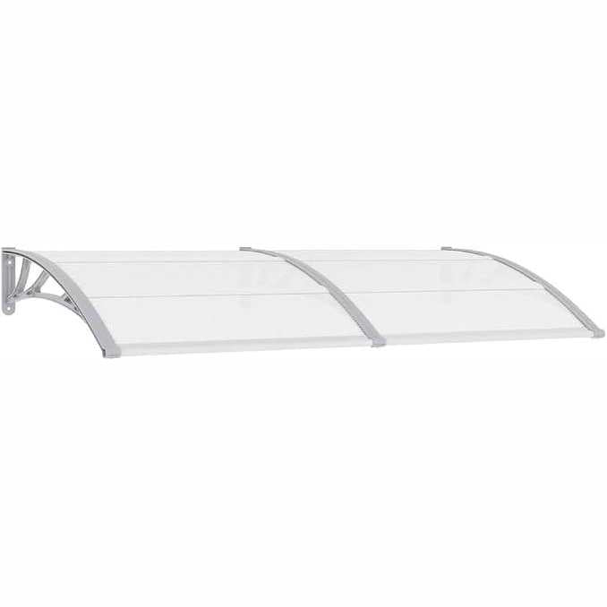 212459 - vidaXL Tendë Dere, Verandë e Jashtme, Dritare e Përparme, Verandë, Shi, Hije, Mbulesë Mbrojtëse Çatie, Gri 200x100 cm, PC