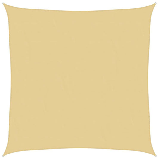 244711 - vidaXL Tendë Dielli Vela Rërë 5x5 m 100% Poliester Oxford