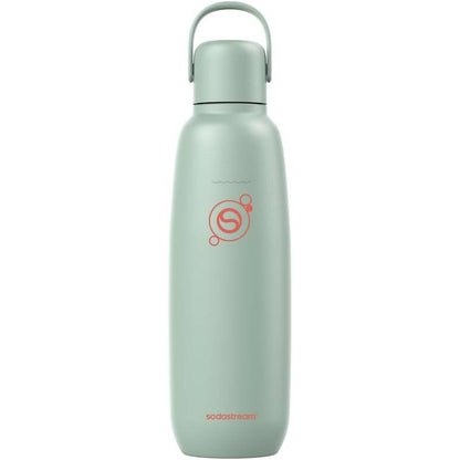 218263 - SODASTREAM Shishe metalike Fizz&go COOL, Kapacitet: 0.9L, Ngjyrë mente, Mund të lahet në lavastovilje, E pajtueshme me Duo, E-Duo, Terra, Mban pijet të nxehta dhe të ftohta deri në 12 orë, Pa BPA, Paketim me 1