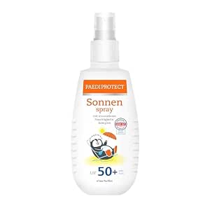 321806 - PAEDIPROTECT Sprej Dielli për Fëmijë dhe Foshnje SPF 50+ 150 ml, pa aromë, për fytyrën dhe trupin, mbrojtës nga rrezatimi UVA/UVB, vegan, pa mikroplastikë