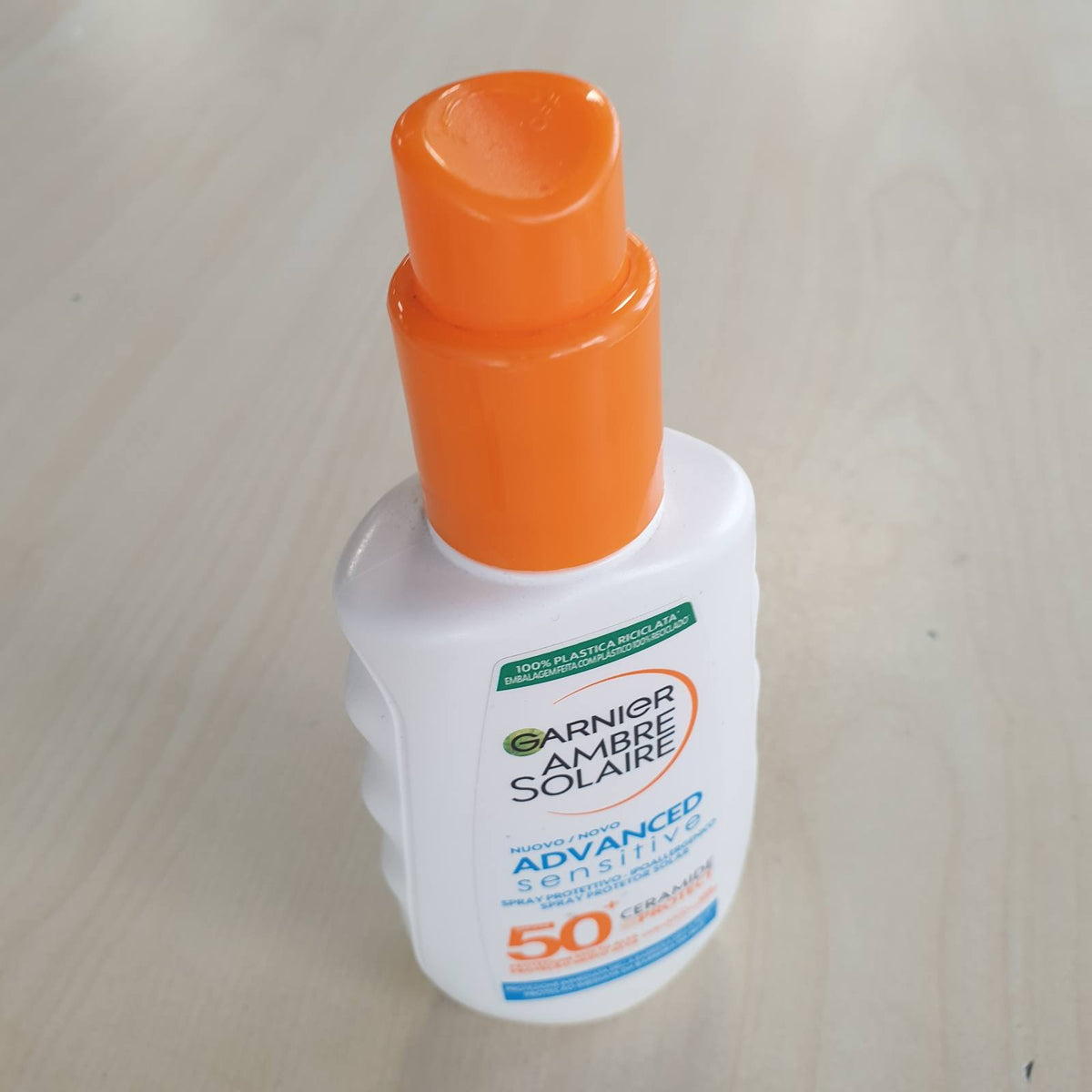 312003 - GARNIER Ambre Solaire Advanced Sensitive Adult Ceramide Protect Sunscreen Spray SPF50+, 150 ml