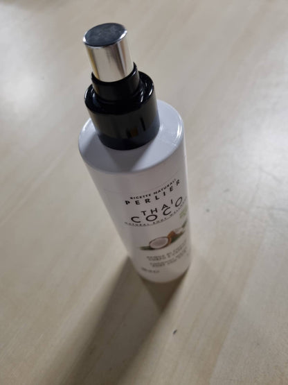 312104 - PERLIER Ujë për Trupin dhe Flokët Thai Coco, 200 ml, Hidraton dhe Parfumon me Freskinë e Ujit të Kokosit, Pa Alkool