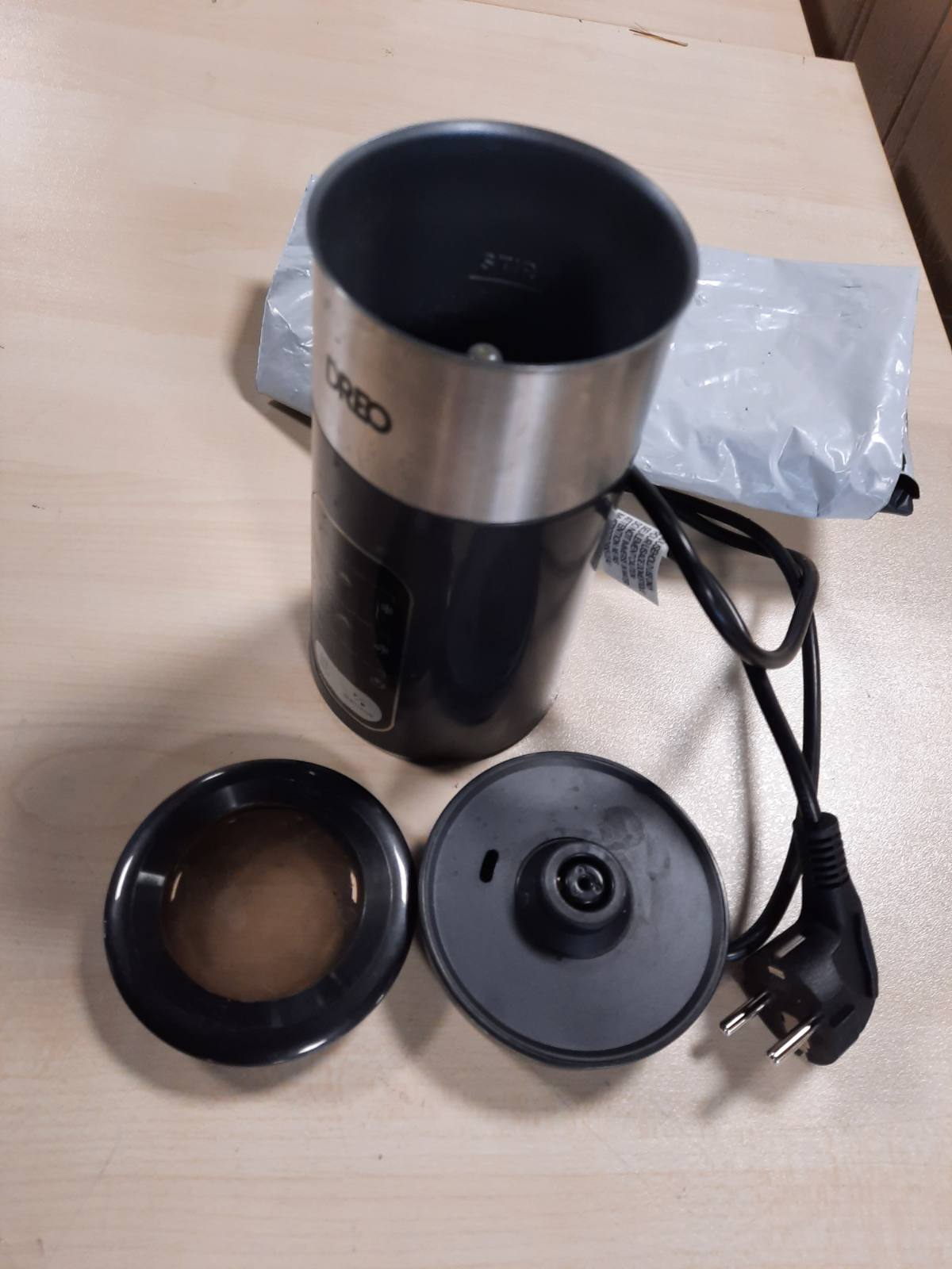 312706 - DREO Shkumëzues qumështi elektrik 8-në-1, Kapacitet 270ml, Shkumë të nxehtë dhe të ftohtë, LED