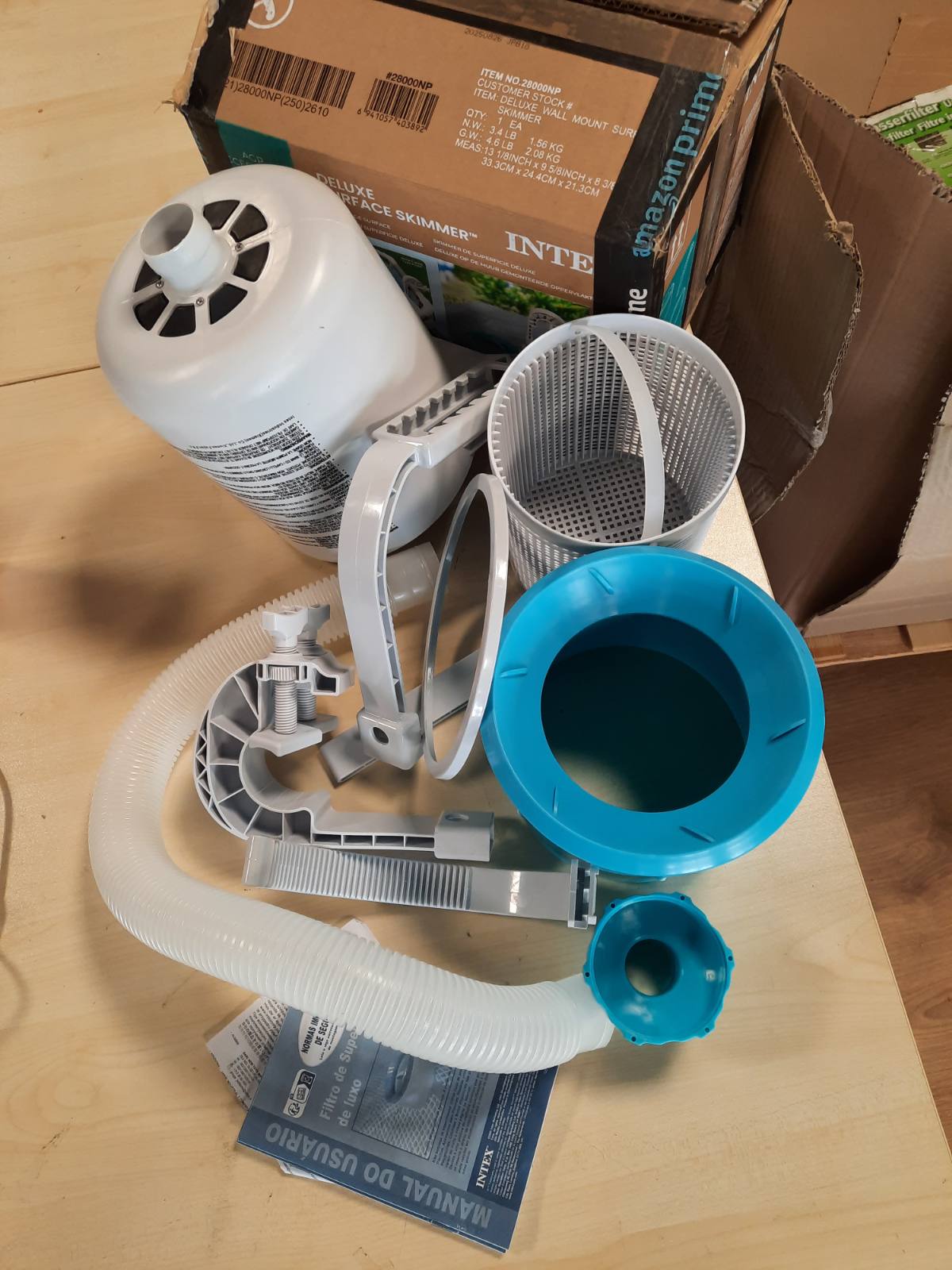313925 - INTEX Skimmer Sipërfaqësor Deluxe për Pishina Vetëqëndruese ose Tubulare