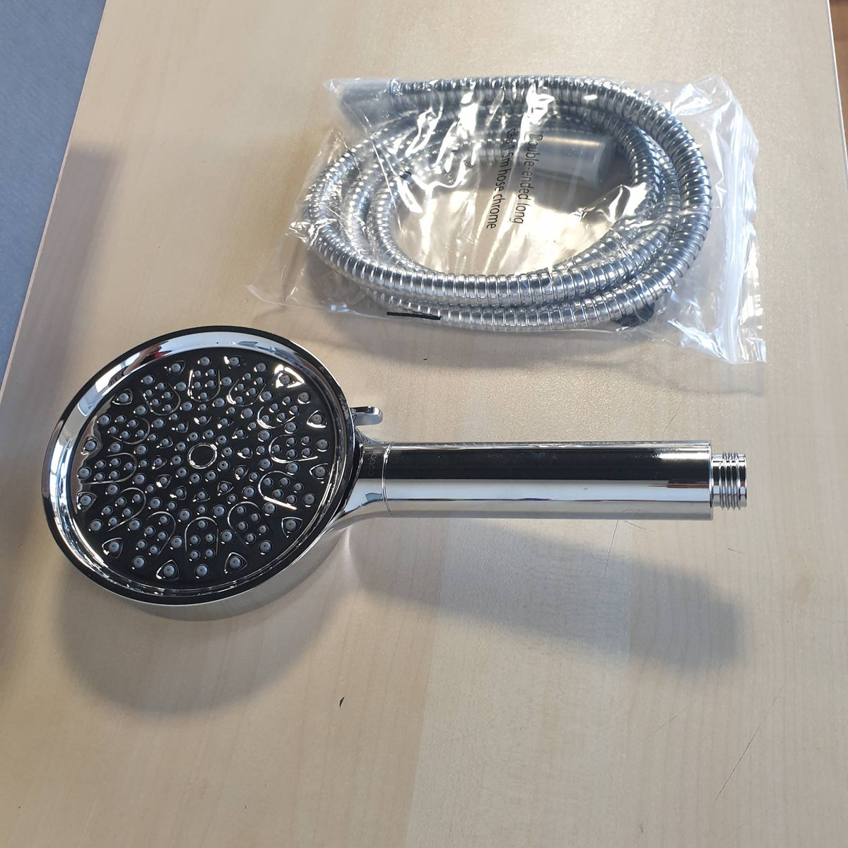313955 - COBBE - Filtër Koke Dushi Kundër Gurëve të Gëlqeres - Filtër 20-Fazash, Tub 1.5M, 6 Modele Spërkatjeje, Kokë Dushi me Presion të Lartë