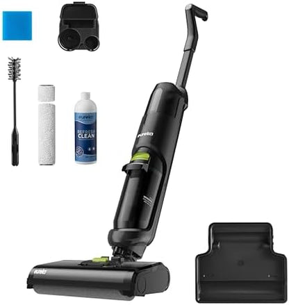 84160 - EUREKA NEW400 Fshesë dyshemeje inteligjente dhe mop pa tel, me furçë vetëpastruese, e përshtatshme për dysheme me pllaka dhe dru