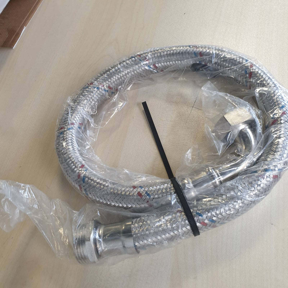 314180 - Ribimex PRSTTF70 - Tub çeliku inox i thurur - 70 cm - Argjend - 3x23x23 cm