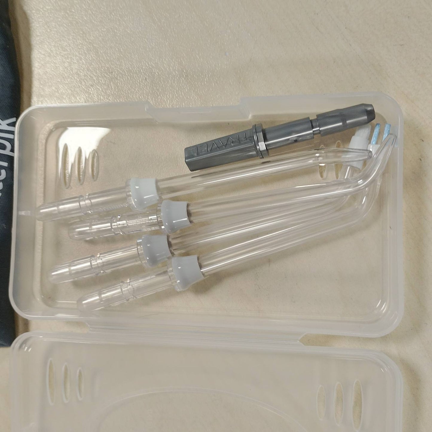 315291 - Advanced Pastrues Dentar pa Tel, Sfungjer Uji Portativ i Rikarikueshëm me Kabllo USB, heq Pllakën, 3 Nivele Presioni, E Bardhë (WP-580EU)
