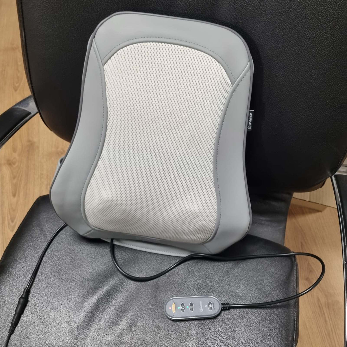315504 - COMFIER Masazhues Shiatsu, Masazhues Qafe me Nxehtësi, Masazhues Shpine Shiatsu 4D, lehtësim i dhimbjeve muskulare, gri