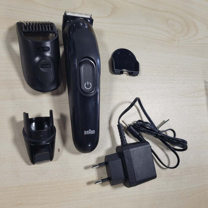 315705 - BRAUN Prerëse Mjekre Series 5 BT5525, 5 Aksesorë, Teh Ultra i Mprehtë, Jetëgjatësi Baterie 120 minuta, 40 Cilësime Gjatësie, Rezistent ndaj Ujit