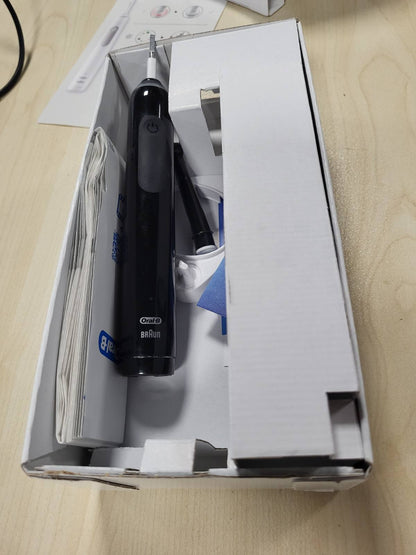 315825 - ORAL-B Furçë dhëmbësh elektrike Pro 3, 3 koka furçe, e zezë, dorezë e rikarikueshme, 3 mënyra larjeje, kohëmatës