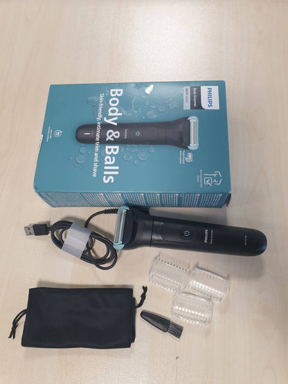 315857 - PHILIPS Bodygroom Series 5000, BG5470/15, Makinë prerëse për meshkuj, 100% rezistente ndaj ujit, jetëgjatësi baterie 100 minuta, sistem rroje Triple Protection