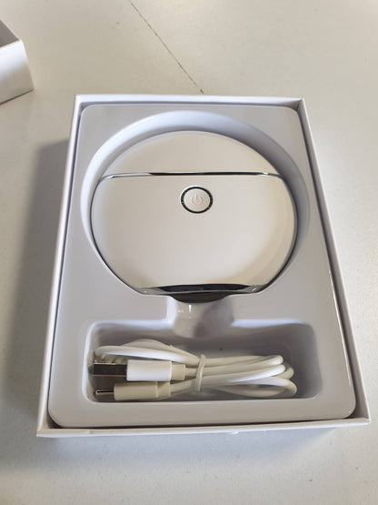 315878 - EMS Gua Sha, Masazhues Fytyre Profey, Gua Sha me 4 Mënyra, Ngrohje dhe Dridhje, Dritë të Kuqe LED, Vjollcë Blu
