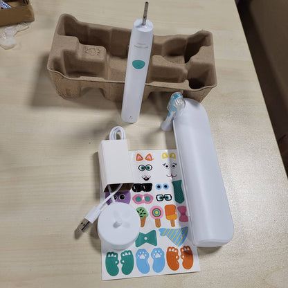315891 - PHILIPS Furçë dhëmbësh elektrike Sonicare For Kids, Edicion për Kafshë Shtëpiake, çantë udhëtimi dhe karikues USB, Modeli HX3603/01