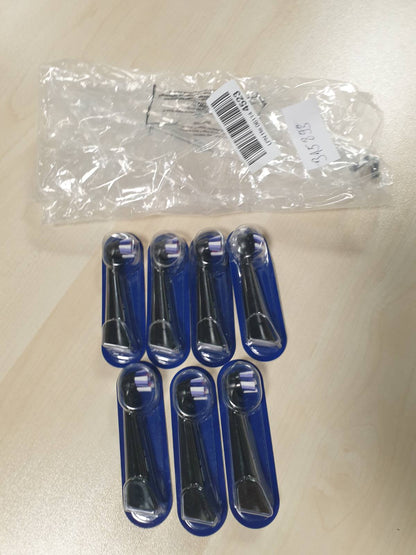 315893 - ORAL-B Koka Furçe Zëvendësuese iO Radiant White, Koka Furçesh Dhëmbësh ORIGJINALE, Zbardhues Dhëmbësh, Të Zeza, Pako me 8