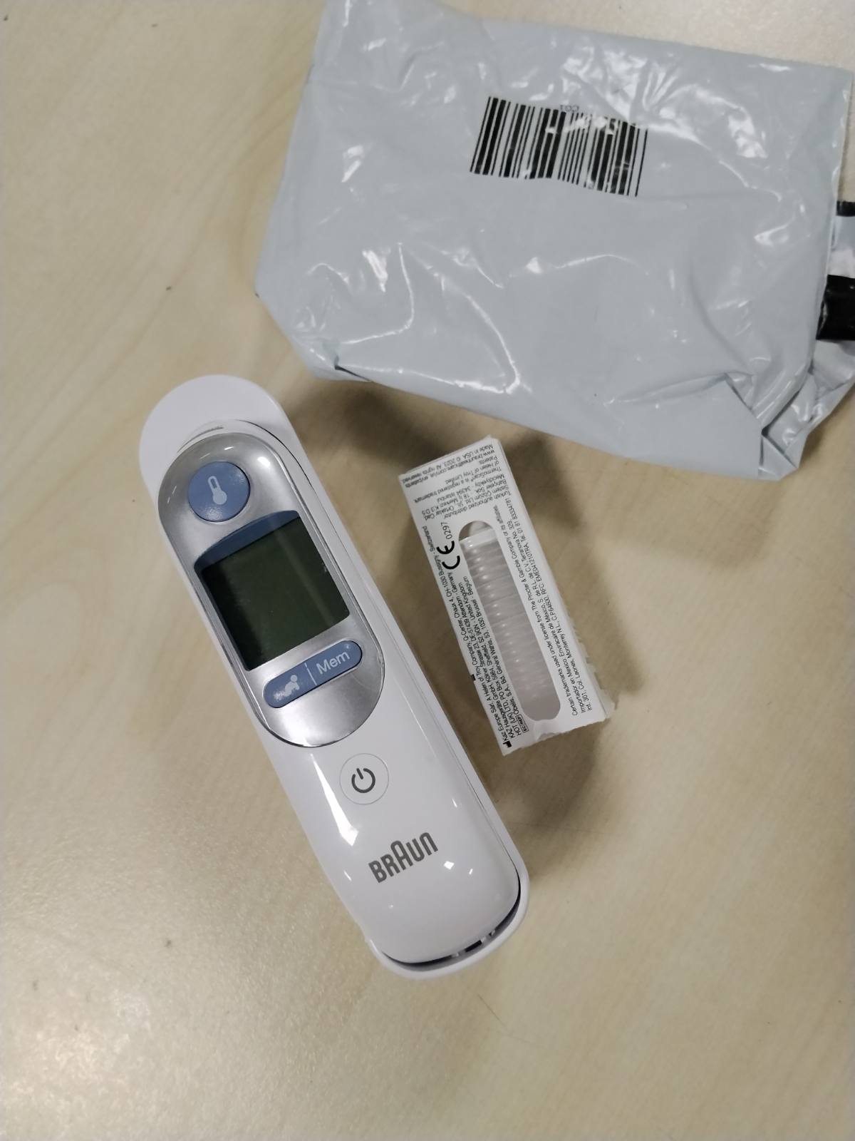 315973 - BRAUN Termometër Veshi ThermoScan 7 BRAIRT6520, I Bardhë, Pesha: 0.1 kg, Material: Plastike, Saktësia: ±0.1°C