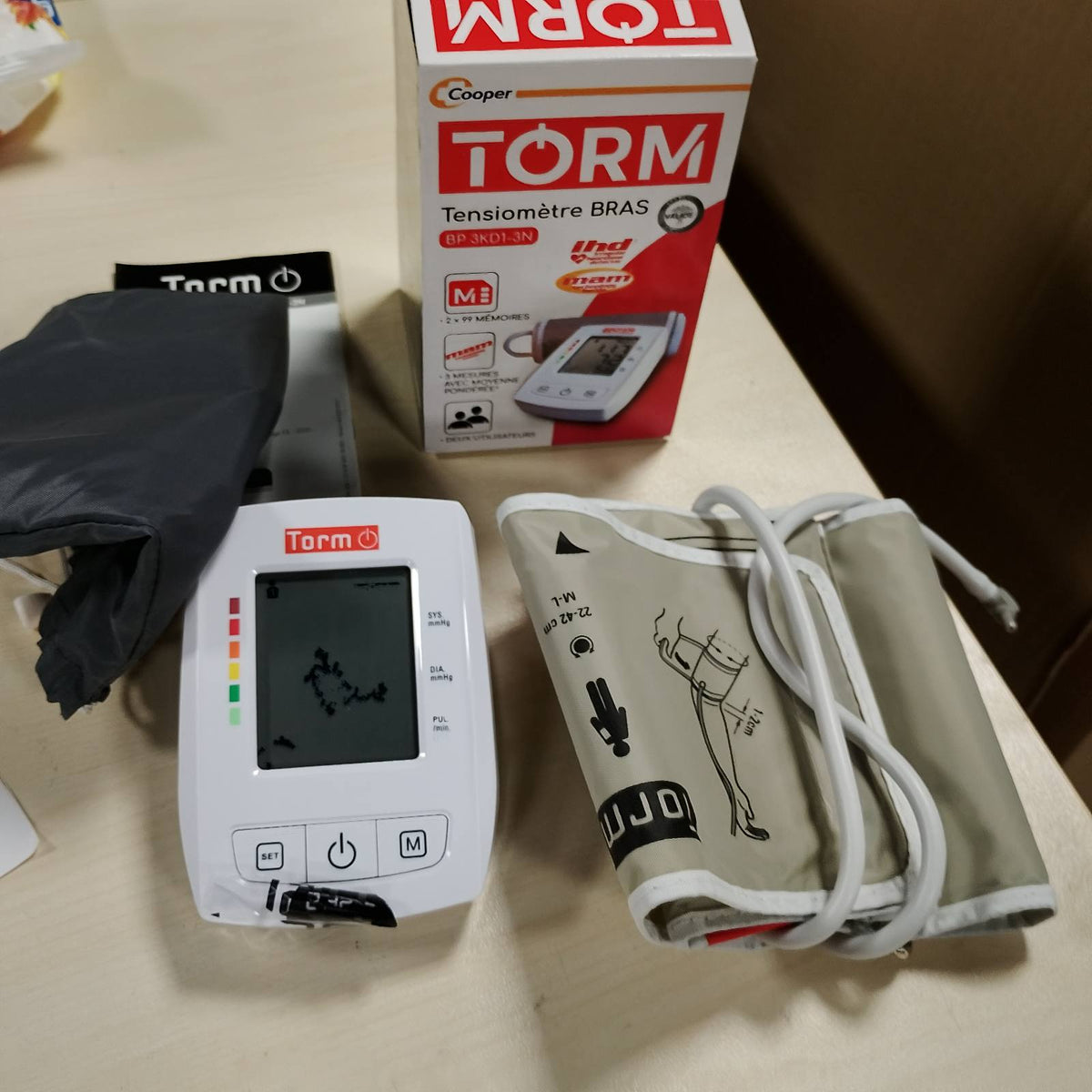 316070 - TORM Monitor Automatik i Tensionit të Gjakut (Manshetë e Rregullueshme, Teknologjia MAM, 1 Njësi)