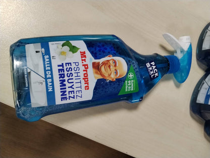 316126 - MR. CLEAN Sprej Dezinfektues dhe Pastrues për Banjo, Madhësi e Madhe (800ml x10), Aromë Lulesh e Bardhë